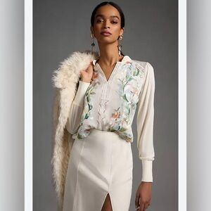 Tiny | Tops | Tiny Hartford
Embroidered Top Anthropologie size XS